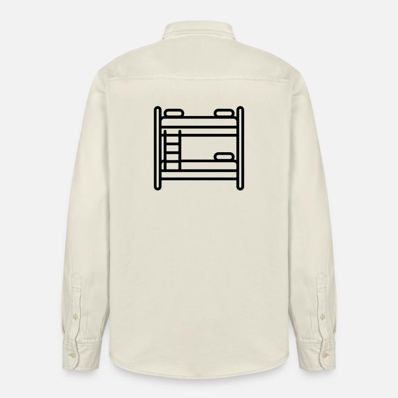 lit superposé - Chemise unisexe coupe décontractée bio Stanley/Stella - écru doux