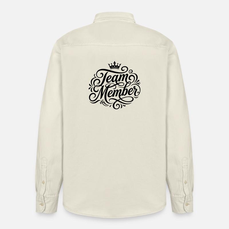 Équipier - Chemise unisexe coupe décontractée bio Stanley/Stella - écru doux