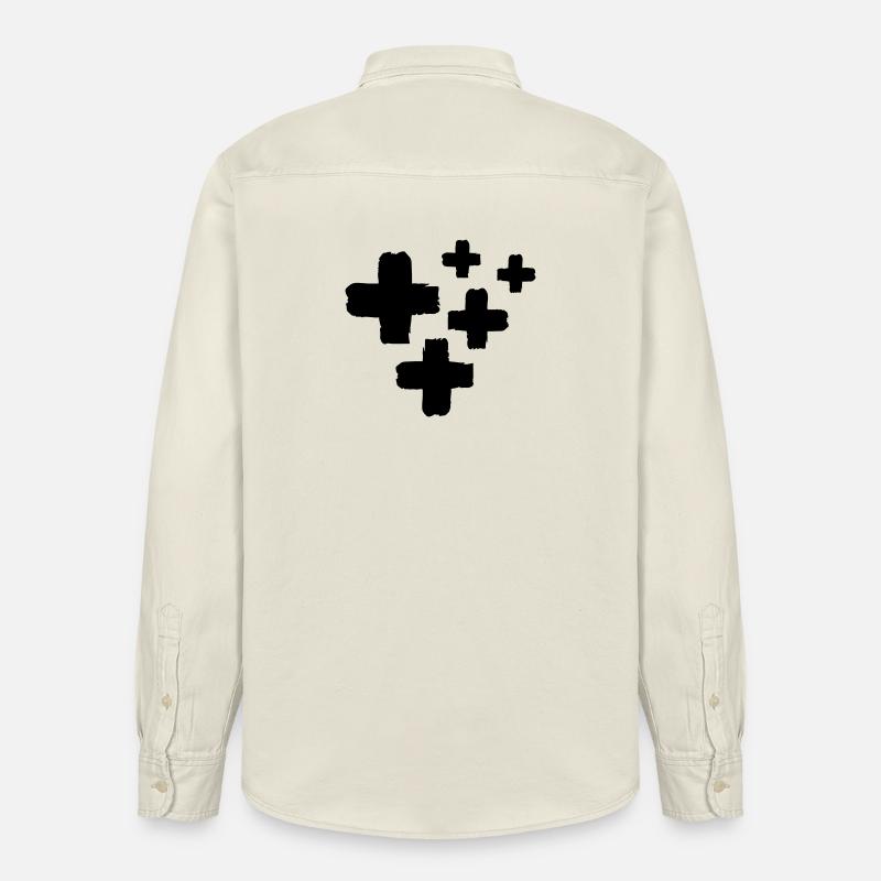 crosses - Relaxed Fit Unisex Organic Hemd von Stanley/Stella - Natur
