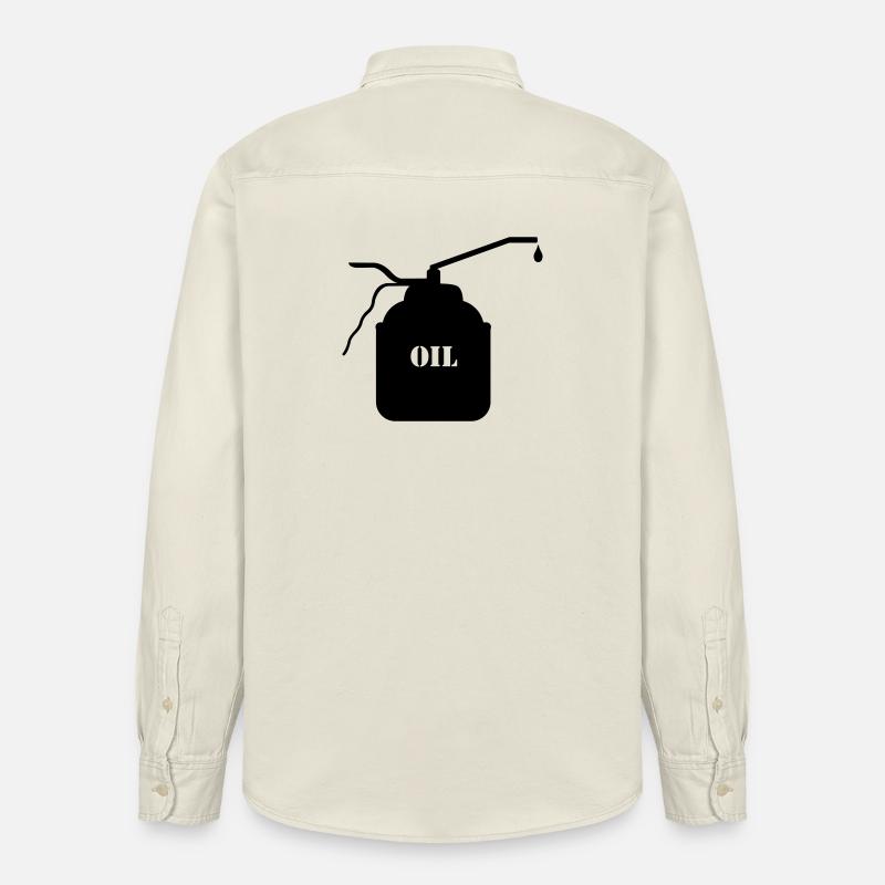 Öl kann Öl verändern - Relaxed Fit Unisex Organic Hemd von Stanley/Stella - Natur
