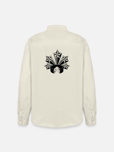 Cheese radiating stars - Relaxed Fit Unisex Organic Shirt by Stanley/Stella - soft Ecru