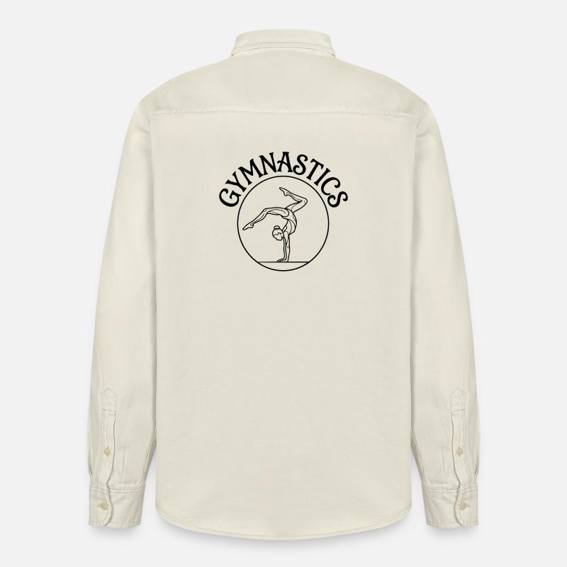 Gymnastik - Relaxed Fit Unisex Organic Hemd von Stanley/Stella - Natur