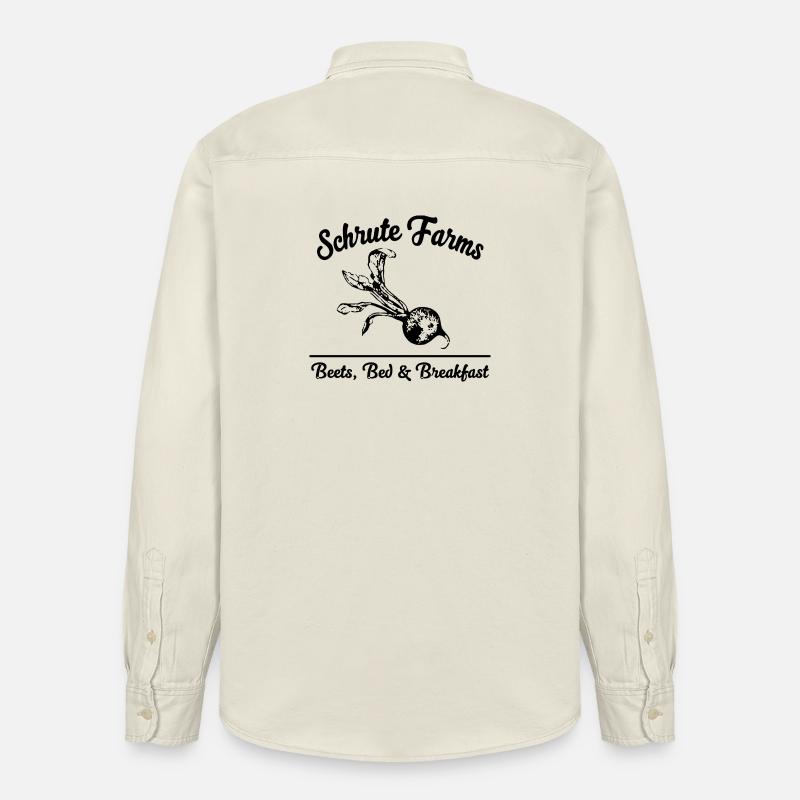 Conception de feuille d’aquarelle botanique - Chemise unisexe coupe décontractée bio Stanley/Stella - écru doux