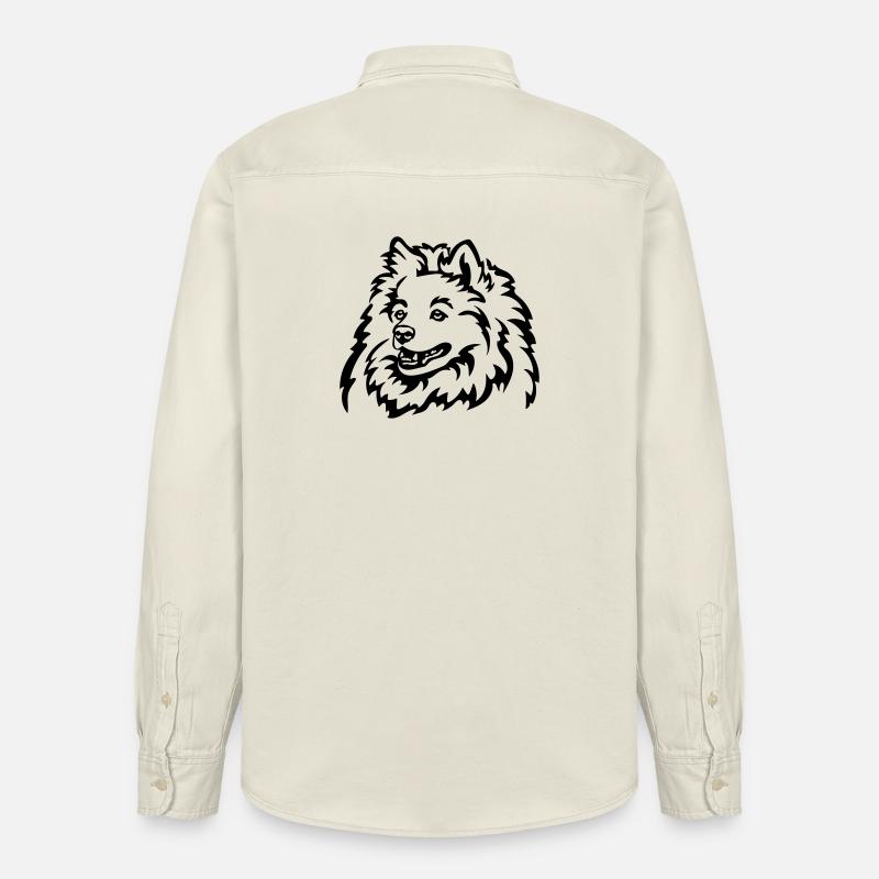 Spitz Kopf - Relaxed Fit Unisex Organic Hemd von Stanley/Stella - Natur