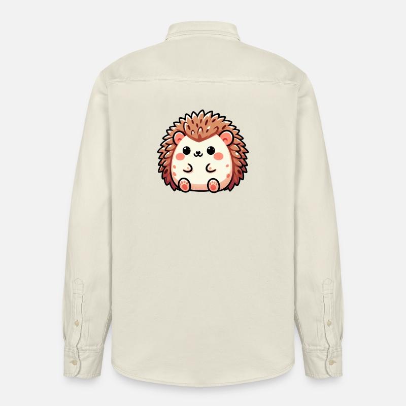 Igel - Relaxed Fit Unisex Organic Hemd von Stanley/Stella - Natur