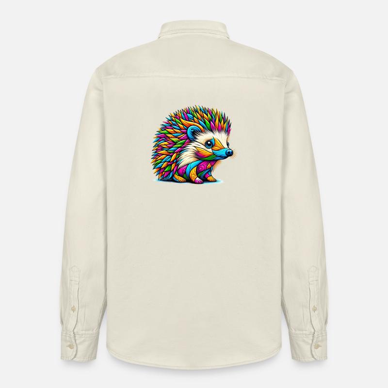 Igel - Relaxed Fit Unisex Organic Hemd von Stanley/Stella - Natur
