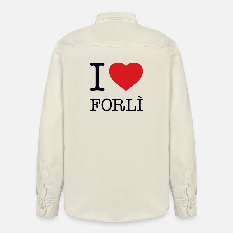 J’adore Forli - Chemise unisexe coupe décontractée bio Stanley/Stella - écru doux