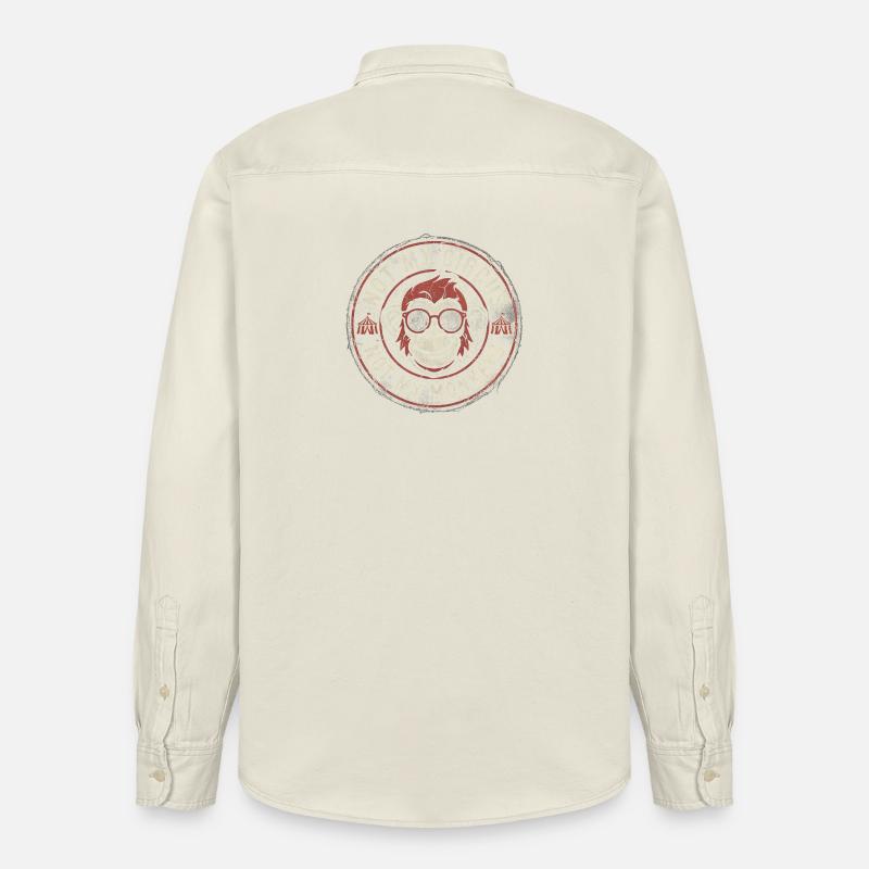 Pas mon cirque, pas mes singes - Chemise unisexe coupe décontractée bio Stanley/Stella - écru doux