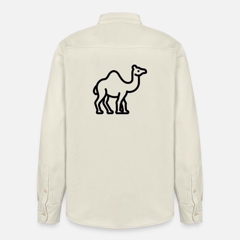 Kamel - Relaxed Fit Unisex Organic Hemd von Stanley/Stella - Natur