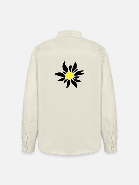 Edelweiss - Relaxed Fit Unisex Organic Hemd von Stanley/Stella - Natur