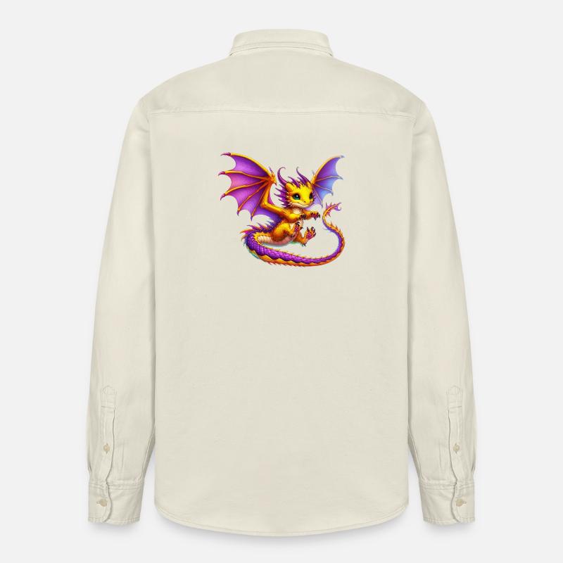 Dragon - Chemise unisexe coupe décontractée bio Stanley/Stella - écru doux