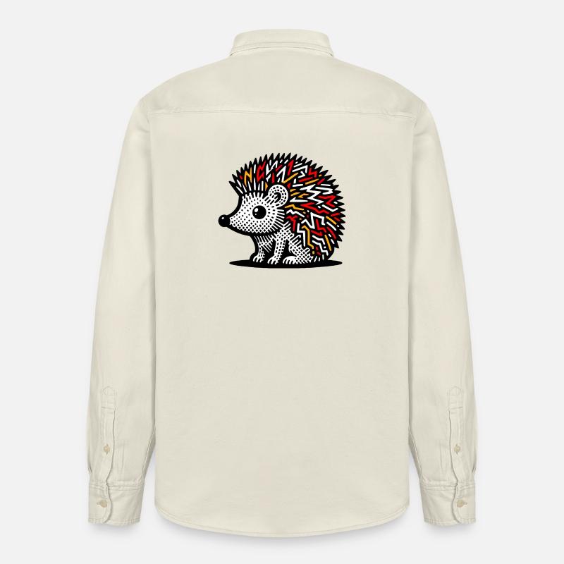 Igel - Relaxed Fit Unisex Organic Hemd von Stanley/Stella - Natur