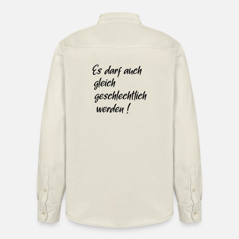 gleich geschlechtlich - Relaxed Fit Unisex Organic Hemd von Stanley/Stella - Natur