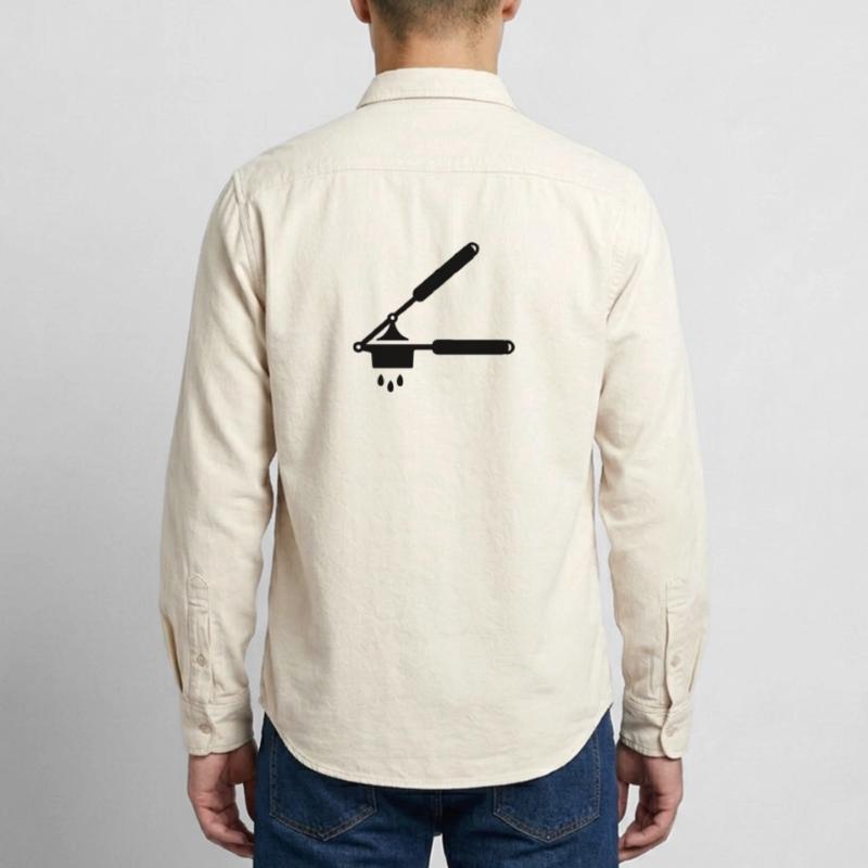 Knoblauch Presse oder Spätzle Presse Relaxed Fit Unisex Organic Hemd von Stanley/Stella