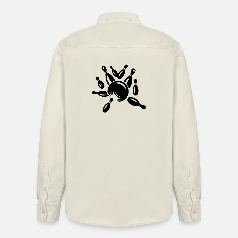 Cone et boule - Chemise unisexe coupe décontractée bio Stanley/Stella - écru doux