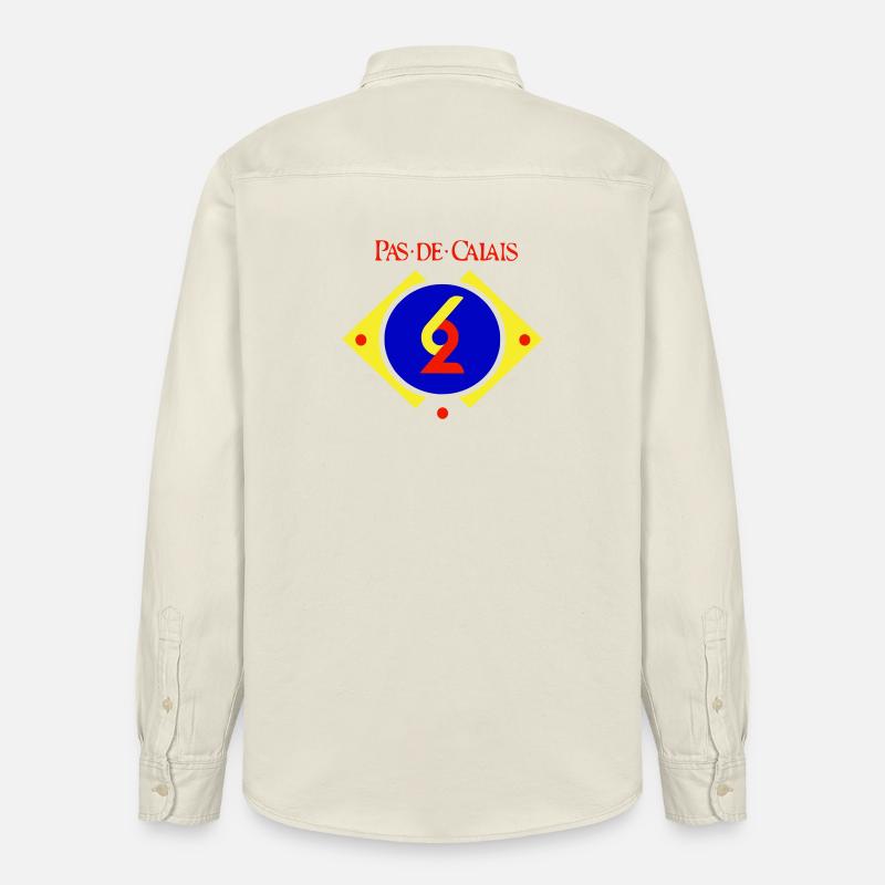 Pas de Calais - Relaxed Fit Unisex Organic Hemd von Stanley/Stella - Natur
