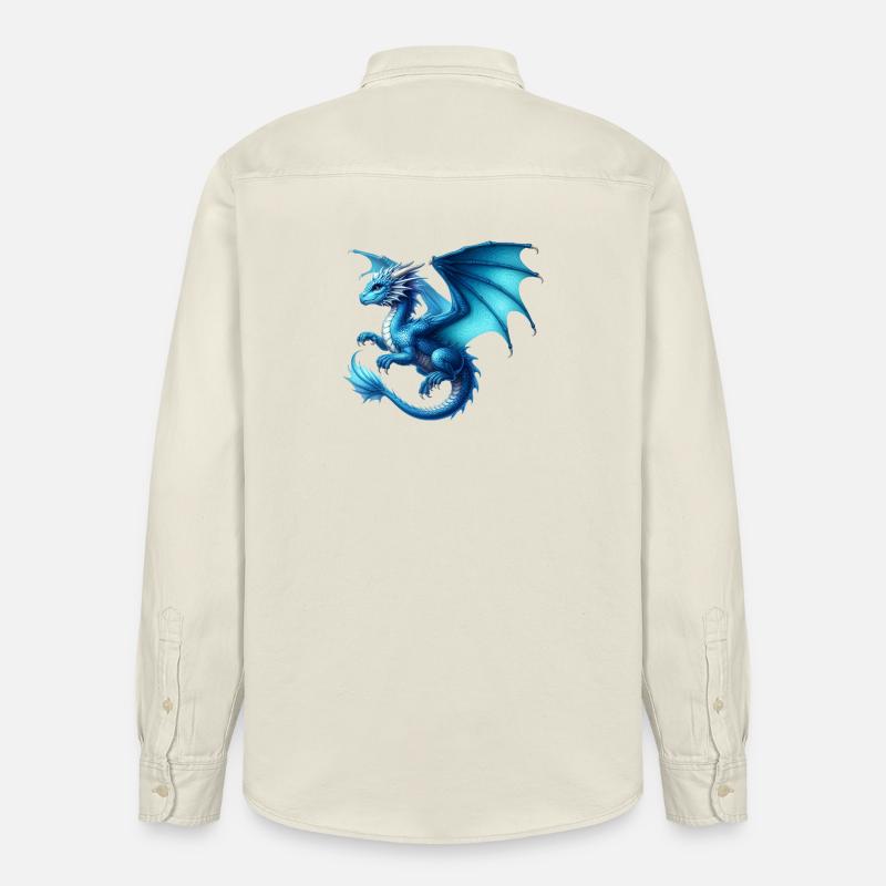 Dragon - Chemise unisexe coupe décontractée bio Stanley/Stella - écru doux