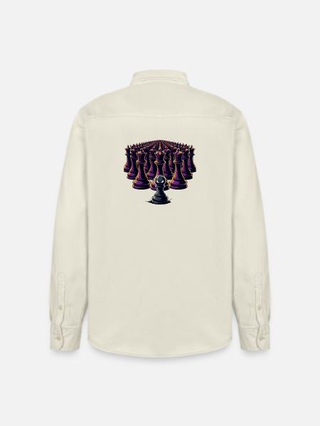 Lonely peasant against king's army - Relaxed Fit Unisex Organic Shirt by Stanley/Stella - soft Ecru