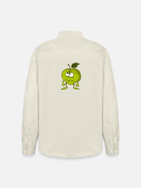 apple - Relaxed Fit Unisex Organic Shirt by Stanley/Stella - soft Ecru