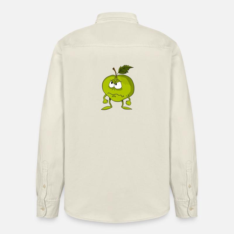 Apfel - Relaxed Fit Unisex Organic Hemd von Stanley/Stella - Natur