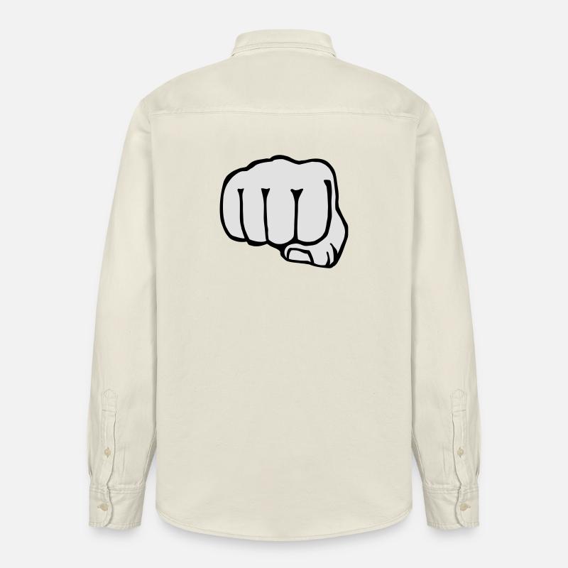 Bruder - Faust - Boxen - Freunde - Freundschaft - Relaxed Fit Unisex Organic Hemd von Stanley/Stella - Natur