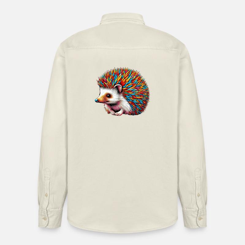 Igel - Relaxed Fit Unisex Organic Hemd von Stanley/Stella - Natur