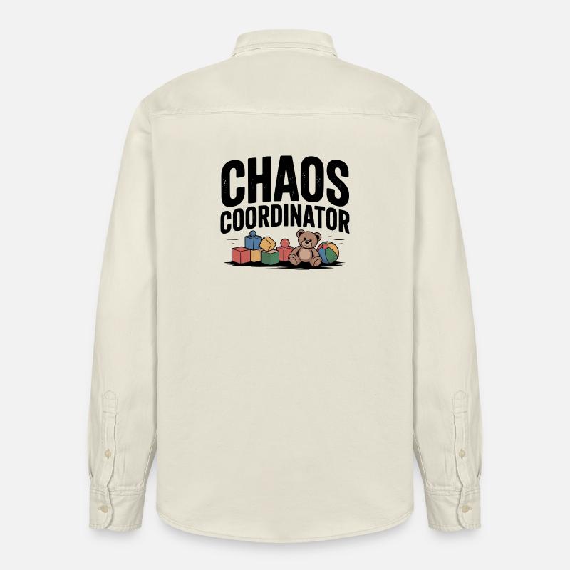 coordinateur du chaos - Chemise unisexe coupe décontractée bio Stanley/Stella - écru doux