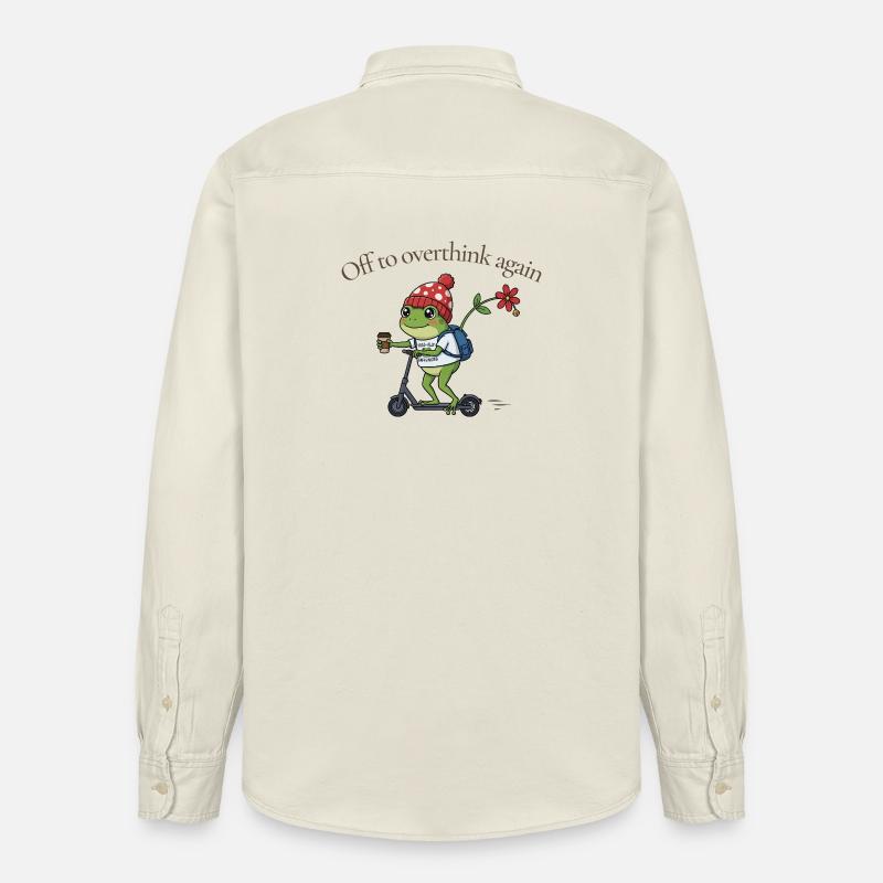 Toad-ally caffeinated Frosch - Relaxed Fit Unisex Organic Hemd von Stanley/Stella - Natur