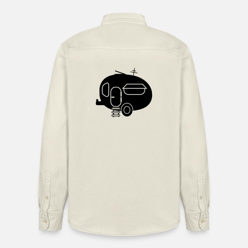 Karawane - Relaxed Fit Unisex Organic Hemd von Stanley/Stella - Natur