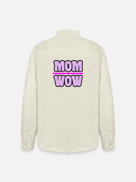 mom - Relaxed Fit Unisex Organic Shirt by Stanley/Stella - soft Ecru