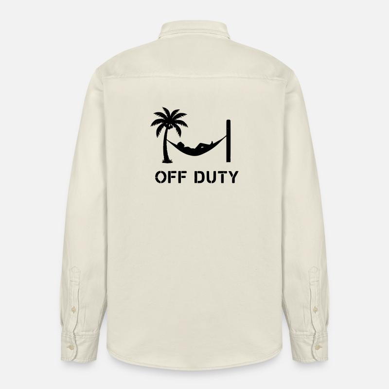 Hängematte Off Duty Feierabend - Relaxed Fit Unisex Organic Hemd von Stanley/Stella - Natur
