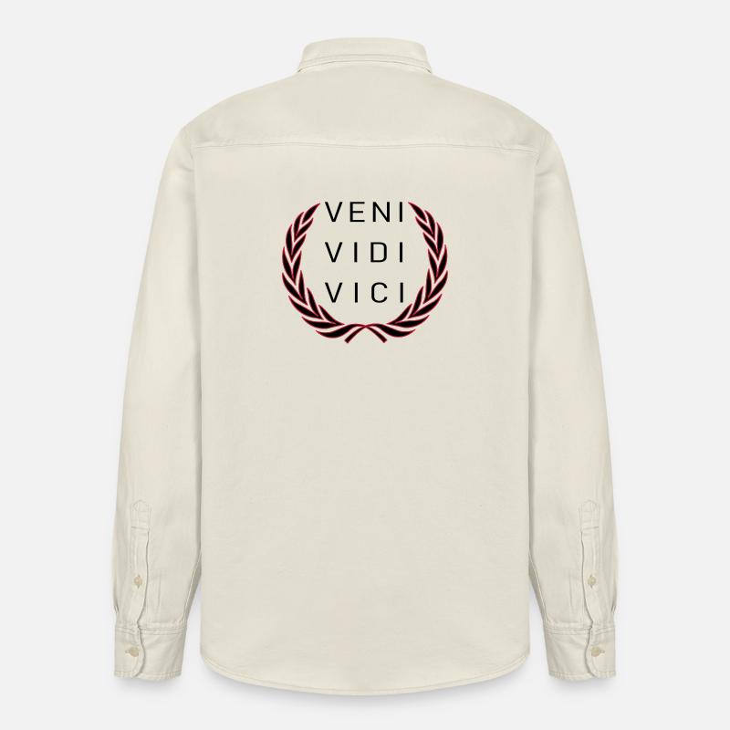 Veni Vidi Vici - Chemise unisexe coupe décontractée bio Stanley/Stella - écru doux