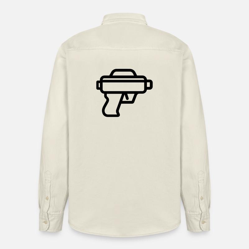 pistolet à eau - Chemise unisexe coupe décontractée bio Stanley/Stella - écru doux