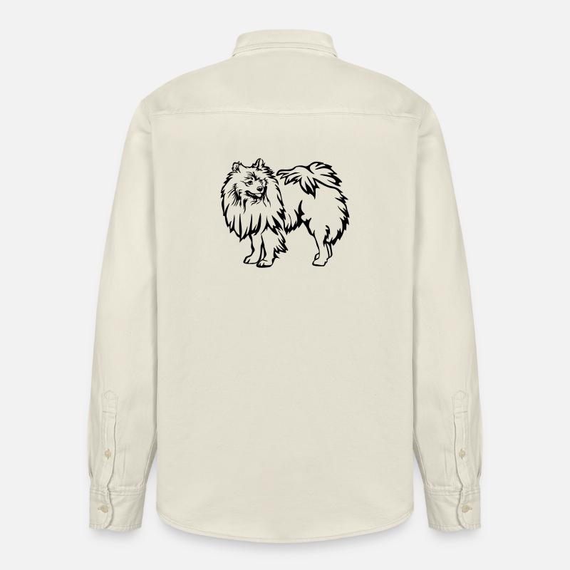 Spitz - Chemise unisexe coupe décontractée bio Stanley/Stella - écru doux