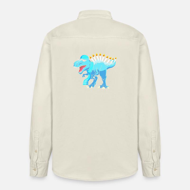 Hanoukka Hanoukka Hanoukka - Chemise unisexe coupe décontractée bio Stanley/Stella - écru doux