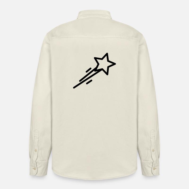 Sternschnuppe - Relaxed Fit Unisex Organic Hemd von Stanley/Stella - Natur