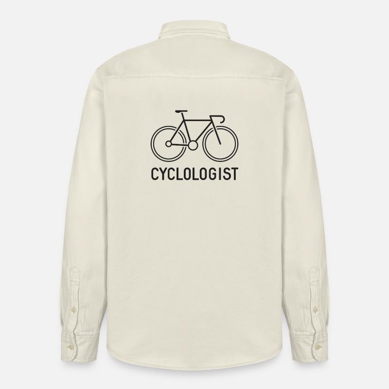 cyclologue - Chemise unisexe coupe décontractée bio Stanley/Stella - écru doux