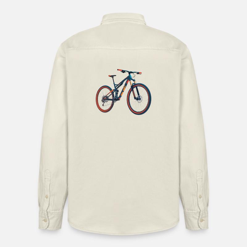 MTB Fully - Relaxed Fit Unisex Organic Hemd von Stanley/Stella - Natur