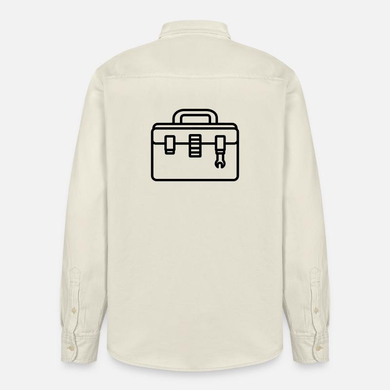 Toolbox - Relaxed Fit Unisex Organic Shirt by Stanley/Stella - soft Ecru