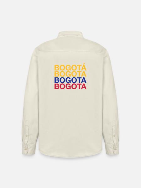 BOGOTA Colombia Kolumbien - Relaxed Fit Unisex Organic Shirt by Stanley/Stella - soft Ecru