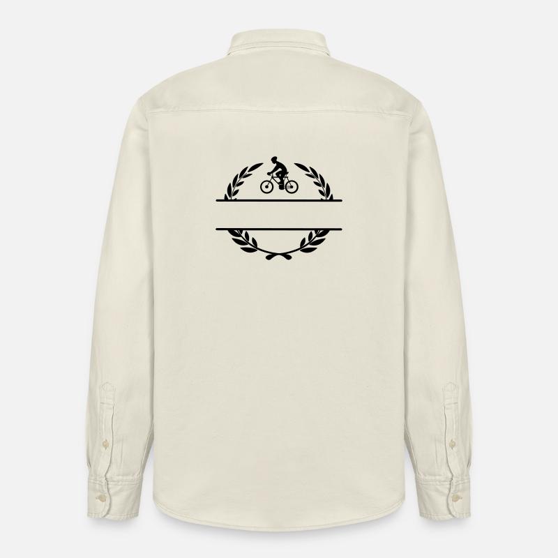 Radfahrer im Lorbeerkranz - Relaxed Fit Unisex Organic Hemd von Stanley/Stella - Natur