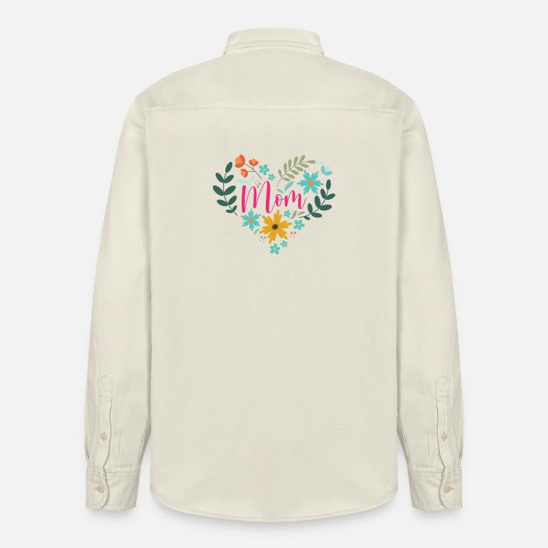 Beste Mutter aller Zeiten - Relaxed Fit Unisex Organic Hemd von Stanley/Stella - Natur
