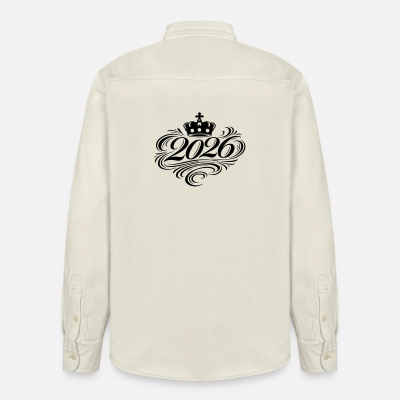 2026 Noble - Relaxed Fit Unisex Organic Shirt by Stanley/Stella - soft Ecru