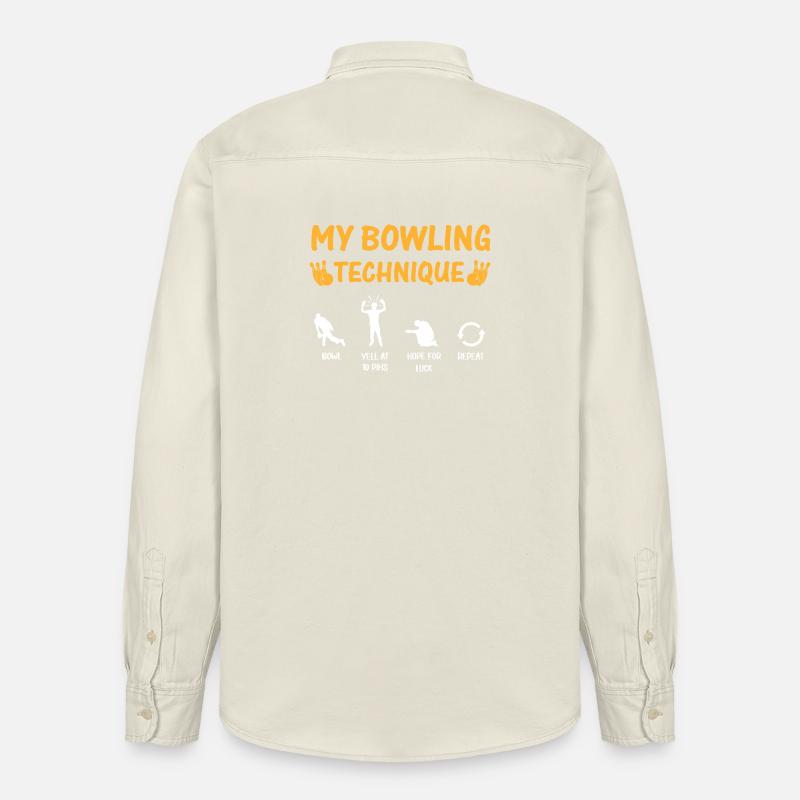 Mon Tee de Technique de Bowling - Chemise unisexe coupe décontractée bio Stanley/Stella - écru doux