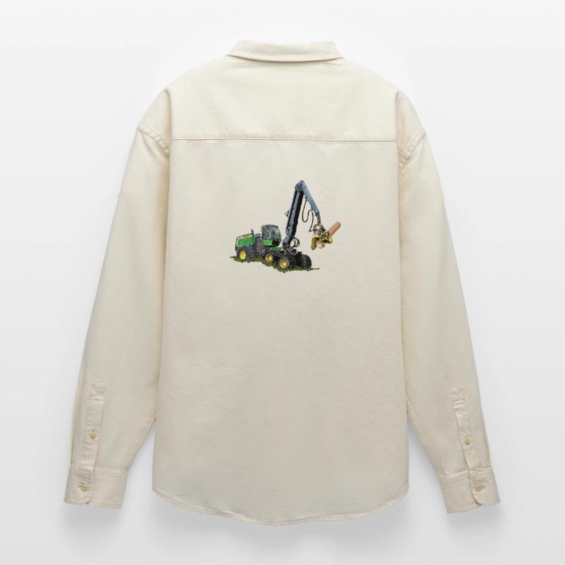 Moissonneuse-batteuse, Moissonneuse-batteuse Chemise unisexe coupe décontractée bio Stanley/Stella