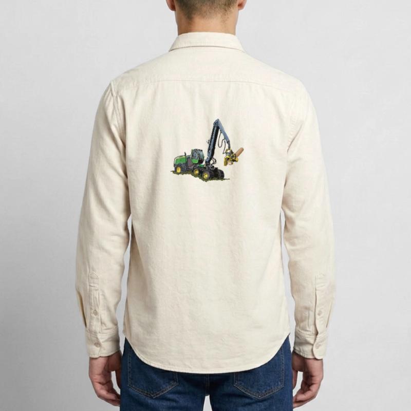 Moissonneuse-batteuse, Moissonneuse-batteuse Chemise unisexe coupe décontractée bio Stanley/Stella