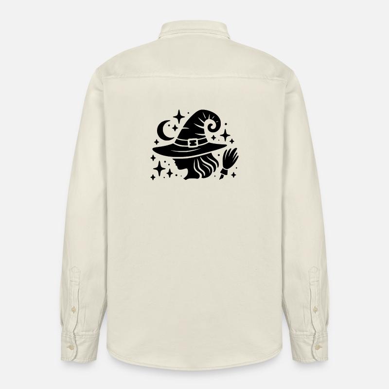 Conception de sorcière - Chemise unisexe coupe décontractée bio Stanley/Stella - écru doux