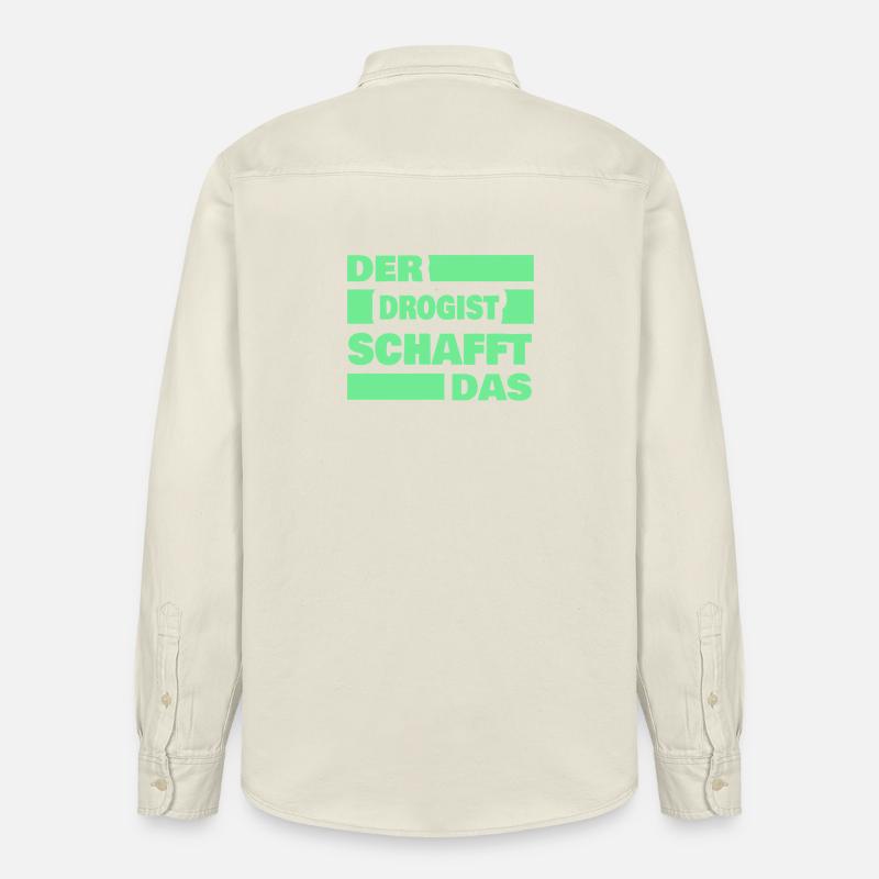 Beruf Drogist - Relaxed Fit Unisex Organic Hemd von Stanley/Stella - Natur