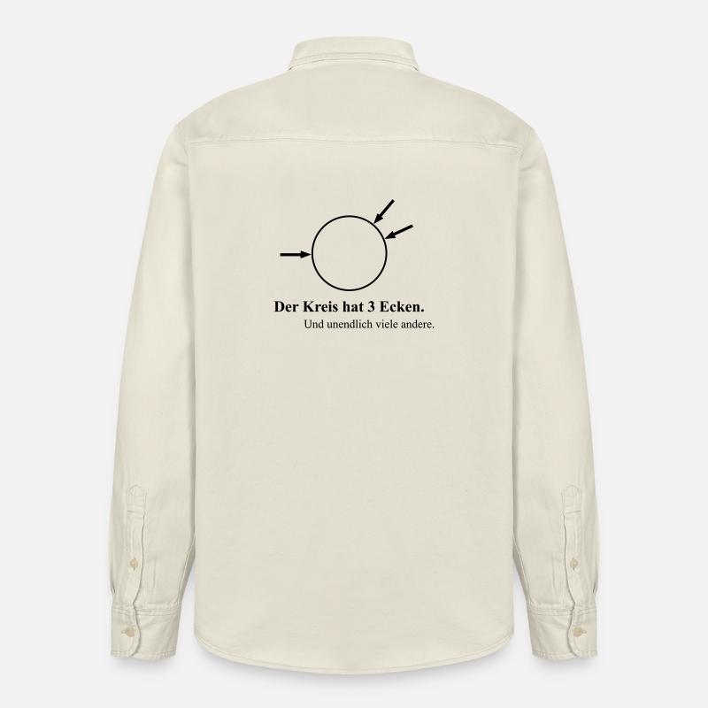 Drei Ecken - Relaxed Fit Unisex Organic Hemd von Stanley/Stella - Natur