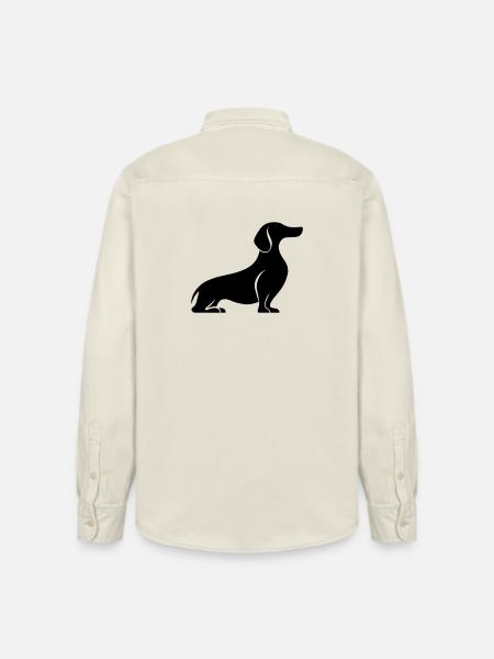 Dackel - Relaxed Fit Unisex Organic Hemd von Stanley/Stella - Natur